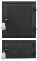 Stove Door / H[mm]: 270+140; B[mm]: 250