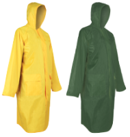 Long Raincoat / M: M-50; C: Galben
