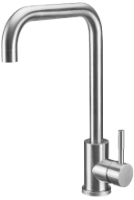 Stainless Steel Kitchen Faucet / L[mm]: 215; H[mm]: 95; Hu[mm]: 255; Ht[mm]: 340
