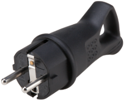 Plug Rubber with Handle Schuko IP65 16A