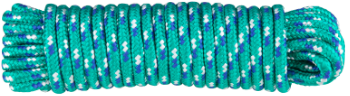 PP Diamond Braided Rope / g[mm]: 5; L[m]: 10; C: Verde/Multicolor