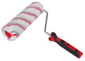 Red-Gray Acrylic Paint Roller