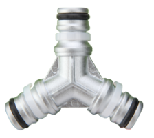 Aluminium Three-Way Hose Coupling