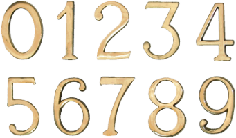 Door House Number / M: 9; H[mm]: 55; B[mm]: 35