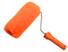 Orange Polyester Roller / D[mm]: 48; L[mm]: 250; F[mm]: 18