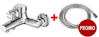 Bath tap + Shower hose 1+1