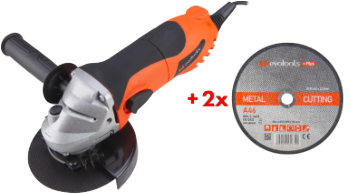 Sarokcsiszoló AG125 + 2x Csiszolótárcsa PROMO