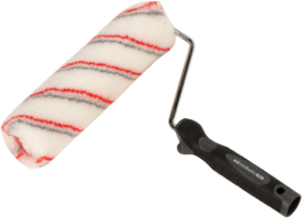 Red-Gray Acrylic Paint Roller