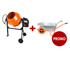 Betonkeverő EvoTools® + Talicska PROMO 1+1