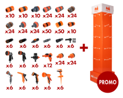 Öntözőkészlet + Karton Display EvoTools®