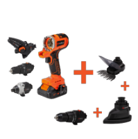 Akkus multifunkciós csavarozó készlet MT20 szénkefementes, 3 fejjel, 2 akkumulátorral és töltővel MAX 20V ONE EvoTools®