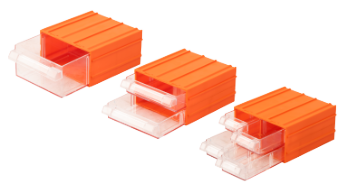 Yellow Plastic Modular Drawer