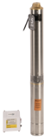 Submersible Stainless Steel Pump 750W Centrifugal 12 Turbines with Control Panel and Increased Sand Resistance Evosanitary Plus
