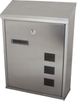 Stainless Steel Mail Box / L[mm]: 260; H[mm]: 335; B[mm]: 90