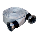 Textile Outlet Flat Hose with 2 Couplings