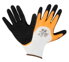 Coated Polyester - Soft Touch Latex Gloves / M: 10
