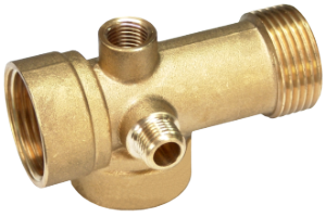 Five–way Brass Connector / D[inch]: 1; L[mm]: 90