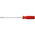 Screwdriver (-) with Plastic Handle