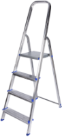 Aluminium ladders / N[trepte]: 1+P; H[cm]: 35; Ht[cm]: 95